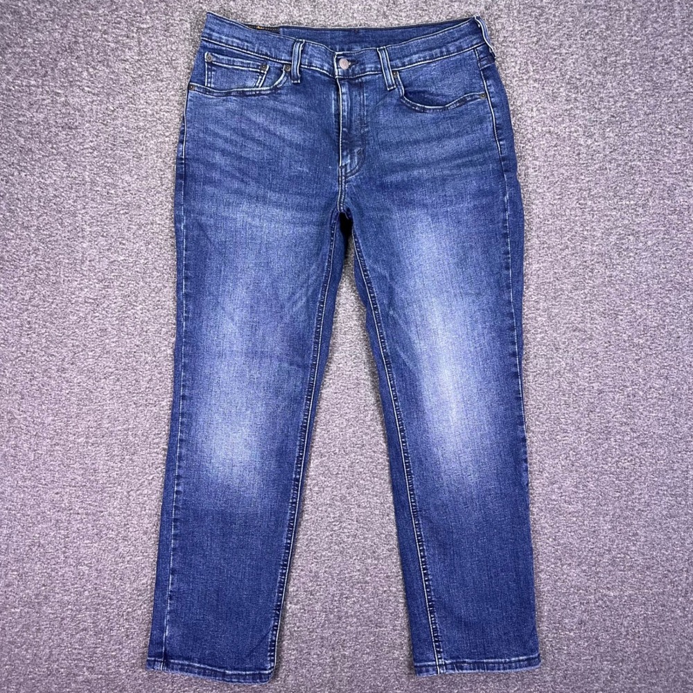 Levis 541 Jeans Mens 34x28 Blue Athletic Taper Casual Stretch Medium Wash Denim